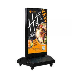 43-inch indoor Lithium battery double-sided poster