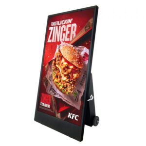 55” A-shaped Outdoor Lithium battery portable digital signage