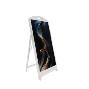 43″ Indoor A-type stand Lithium battery digital signage